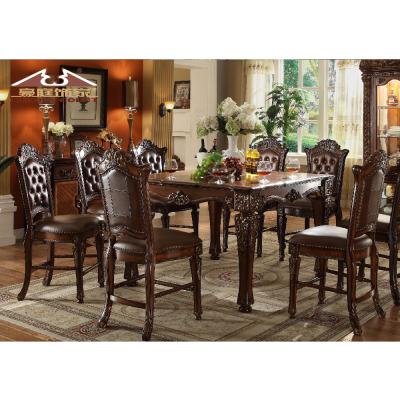 China Luxury and elegant table bar EUROPEAN Longhao furniture set for sale