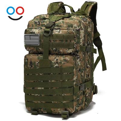 China Waterproof Outdoor Military Tactical Backpack, 40L Increasing Rucksack Survival Molle Bag Pack For Outdoor Camping for sale