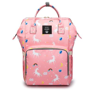 China Stylish Diaper Diaper Bag Mommy/Unicorn Diaper Bag Water Resistant Large Universal Baby Bag Tote Backpack for sale