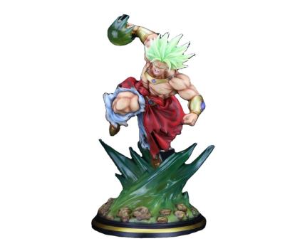 China Europe Home Decoration Dragon Ball Figure Brolly Resin Sculpture With Led Light for sale