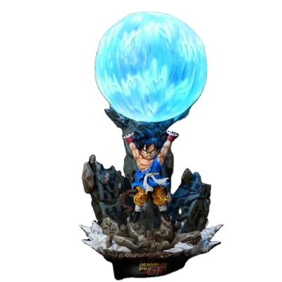 China Japan Poly Resin Statue Anime GK Goku Son Spirit Bomb Action Number for sale