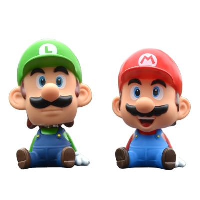 China Global Mass Supply Mario Model Resin Bobble Head in a Car for sale