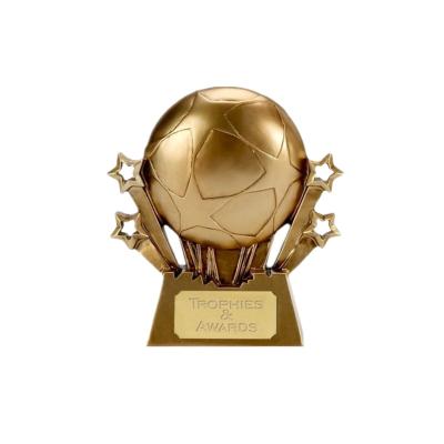 China Other professional production of custom abstract sports resin crafts world champion trophy for sale