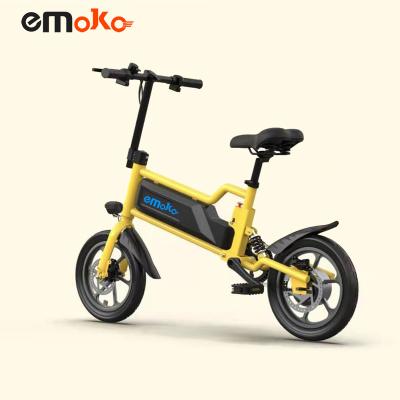 China European Electric Eu Bike Folding Aluminum Alloy Emoko City USA Warehouse Ebike 16 Inch 1000w Foldable Adult Electric Bicycle for sale