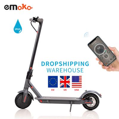 China Europe warehouse HT-T4 8.5 inch 26-32km tire APP cheap unisex Emoko unisex adults scooter e solid drop shipping electric scooter for sale