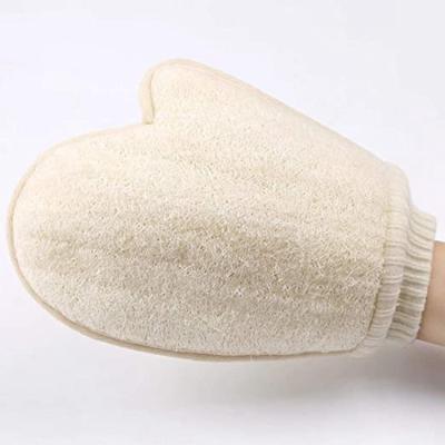 China EXFOLIATE 100% Natural Loofah Exfoliating Gloves, Cleaning Dirt in Deep Layer, Towel Squash Gloves for sale