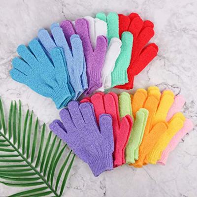 China EXFOLIATE Exfoliating Gloves Body Bath Rubbing Gloves Scrubs For Shower, Body Spa Massage Glove for sale