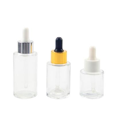 China Factory price 20ml 30ml 40ml 50ml 60ml 80ml 100ml gel glass essential oil cosmetic bottle with dropper for sale