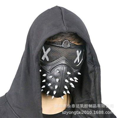 China Halloween Styles Punk Halloween Party Mask Grim Reaper Watch Dog Mask Willow Nail Mask Cosplay Masquerade for sale