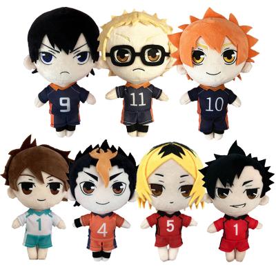 China Soft Plush Toy 20cm Haikyuu Plush Doll Anime Volleyball Haikyuu Sound Doll! ! #9 #10 Hinata Shoyo Tobio Kageyama Plush Pillow Children To à venda