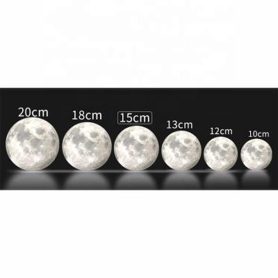 China 3D-printed Moon Light Creative Small Night Light Rechargeable Moon Type Birthday Valentine's Day Gift Bedroom Bedside Table Lamp for sale