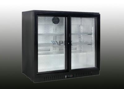 China 2 Door / 3 Door Popular Back Bar Beer Cooler , 210L Wine Cooler Fridge for sale