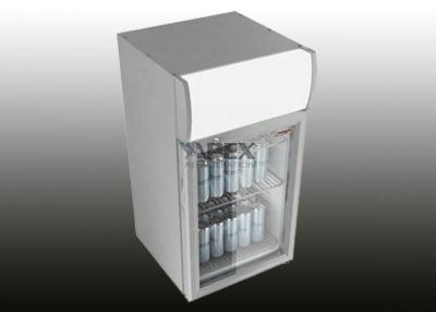 China Small Capacity Countertop Display Fridge with Inside LED Light for Illumination for sale