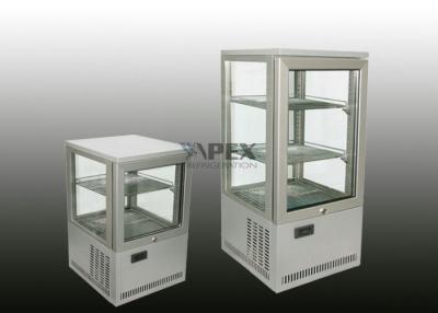 China Four sides glass door vertical small bar fridge For Promotional Purposes for sale