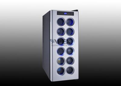 China Restaurant Wine Chiller Metal cabinet / dual temp wine fridge for sale