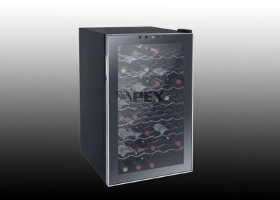 China Full mirro glass door electronic wine chiller Single Zone with ETL approved for sale