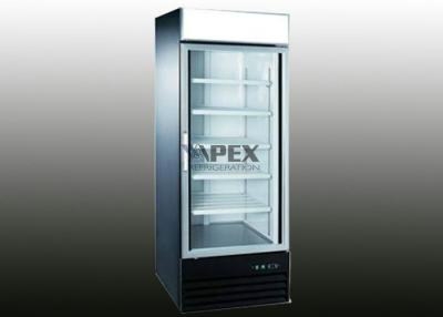 China Single Glass door Vertical freezer / upright commercial freezer 650L for sale