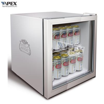 China Mechanical Control Front Open Door Mini Bar Cooler With Fan Assisted Cooling for sale