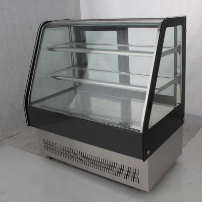 China R404a Cake Showcase Chiller Refrigerated Cake Display With Embraco Compressor for sale