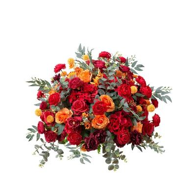 China Table Centerpiece Decorations Artificial Flower Silk+Plastic Balls Wedding Flower Arrangements Bouquet Arrangement For Wedding Home Decor for sale