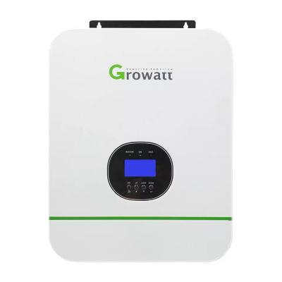 China Growatt Solar Power System Inverter SPF3000TL 3KW 24V 24V 110V/120V 3KVA Off Grid 3KW MPPT Split Phase Solar Inverter. for sale