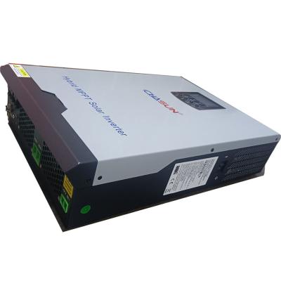 China Chasun CS5548VMII 5.5KW 48V 100A MPPT hybrid solar inverter can work without battery 115*300*400mm for sale