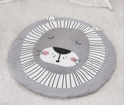 China Cute Room Decor Cute Kids Blanket Baby Play Lion Crawling Mat Blanket for sale