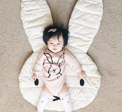 China Toy Soft Room Baby Kids Play Mat Cartoon Rabbit Crawling Soft Mat for sale