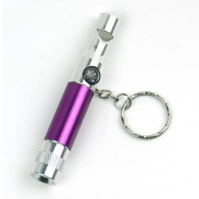 China Outdoor survival aluminum alloy mini three-in-one the whistle guide compass with key chain for sale