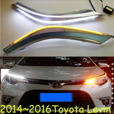 China Levin 2014~2016y Car Bumper Headlight Levin Car Accessories LED DRL altis Daytime Running Light For Levin Fog Light Car for sale