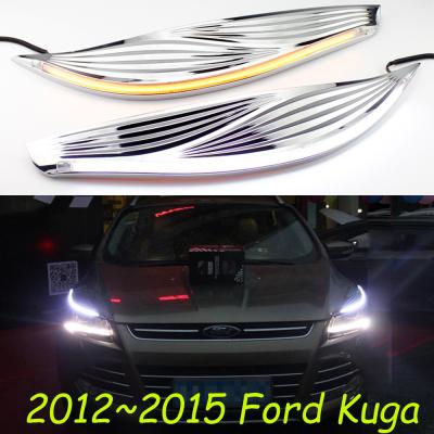 China Car Escape Bumper Headlight For Ku GA Daytime Running Light 2012~2015y DRL Car Accessories LED Headlight For Ku GA Fog Light Car for sale