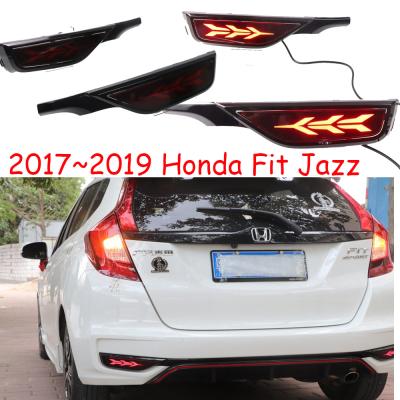 China Car Bumper For 2017-2019y Honda Fit Jazz Tail Light LED Tail Light Car Accessories Taillight Fit Rear Fog Light Car for sale