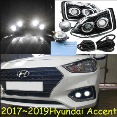 China Car Headlight Accessories For 2017~2019y Honda Accent Fog Lights Daytime Driving Headlight Warning Fog For Accent for sale