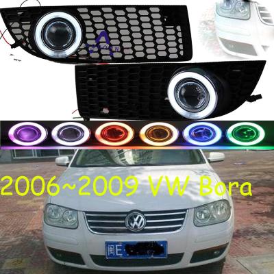 China Car Bumper Headlight For 2006~2009y Volkswagen Bora Fog Light Projector Lens Car Accessories CCFL For Bora Headlamp Car for sale