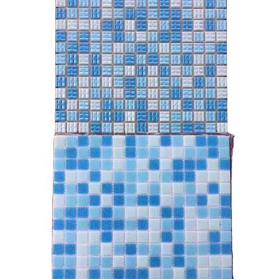 China CLASSIC CLASSIC OEM Customized Swimming Pool Mosaics Tiles Sky Blue Ceramic Porcelain Glazed Bathroom Mosaic For Sale for sale