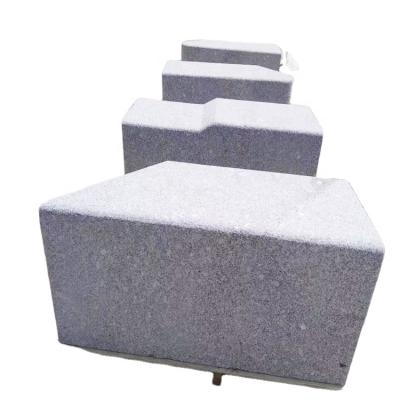 China Modern Gray Granite Bench Carved Stone, Garden Stone For Project, Large Carved Garden Stone for sale