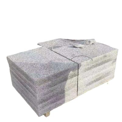 China Modern Medium Gray Granite Paving Stone New Thick G341 Slabs For Flooring for sale