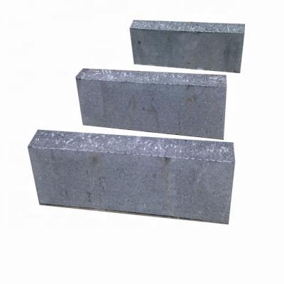 China Modern Medium Gray Granite G602 G341 Granite Paver Steps, Thick Granite Steps With One Edge Slot for sale