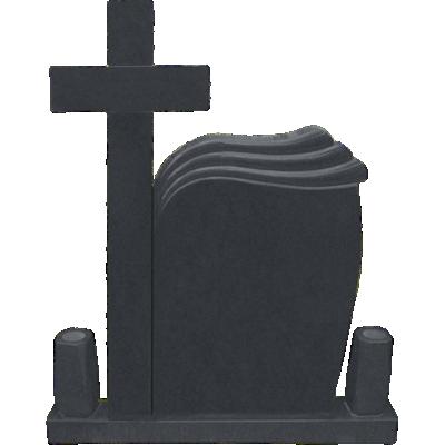 China EUROPEAN Romania Romania Granite Cross Headstone for sale