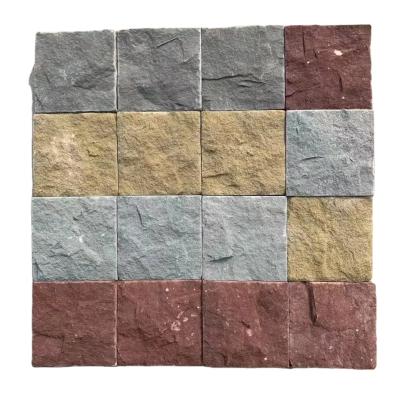 China Traditional Natural Sandstone Cobblestones For Paving In Garden (Public Area) Or Resiential Area for sale