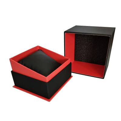 China Kexin Handmade Red and Blacks Master Branded Packing Watch Box Smart Watch Box with Protective Watch Box Display for sale