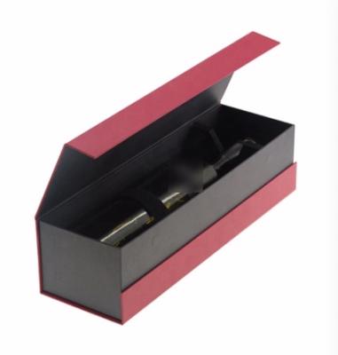 China Paris Wine Box Handmade Red Wine Gift Box Glass Wine Packing Box for sale