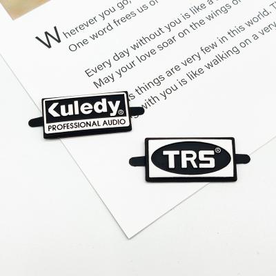 China Wholesale Custom Metal LOGO Personality Letter Label Viable Factory Metal Label and lmetal logos for shoes for sale