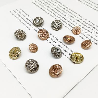 China Sustainable Zine-Alloy Coat Anorak Buttons Outerwear Suits Buttons Metal Buttons For Women for sale