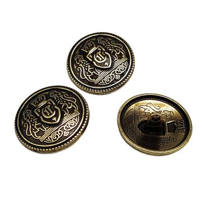 China Viable Hot Sale Factory Direct Custom Metal Fashion Button For Clothes for sale