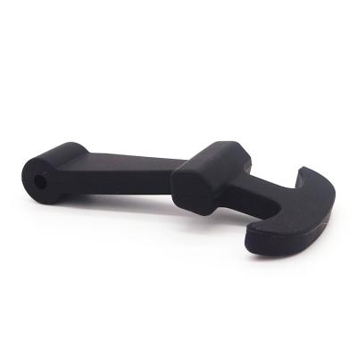 China Silicone / NBR / EPDM Custom Design NR NBR EPDM CR Molding Molded Silicone Rubber Toggle T Lock Silicone Handle for Cooler or Toolbox for sale