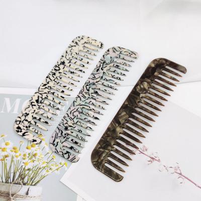 China Portable High Quality Durable Using Various Cellulose Acetate Hair Comb for sale