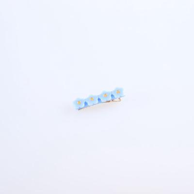 China Sweet Cheap Wholesale Korean Accessories Frosted Square Hair Clip for sale