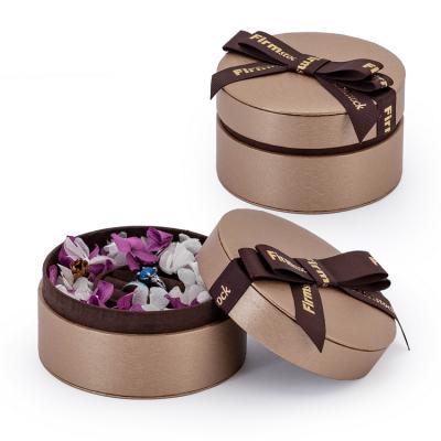 China Rose Acrylic Paper Bracelet With Drawer Gift Cardboard Roses Packaging Round Boxes For Flower Arrangements Jewelry Box Wedding for sale