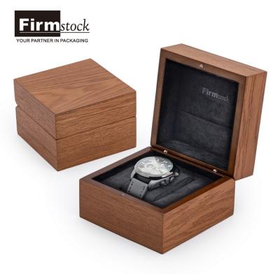 China Custom Logo Wooden Black /color Wooden MDF Watch Box Packing Box With Drawer For Storage Collection for sale